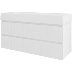 Saniselect Meubelset 120x46x65 cm Hoogglans Wit