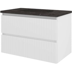 Saniselect Meubelset 80x46x54,5 cm Hoogglans Wit