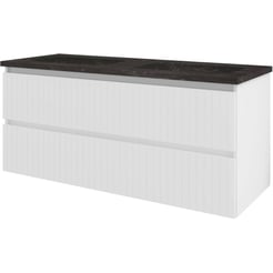 Saniselect Meubelset 120x46x54 cm Hoogglans Wit
