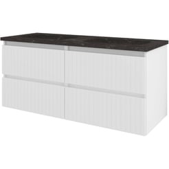 Saniselect Meubelset 120x46x54 cm Hoogglans Wit