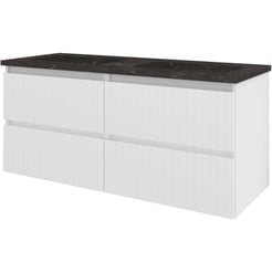 Saniselect Meubelset 120x46x54 cm Hoogglans Wit