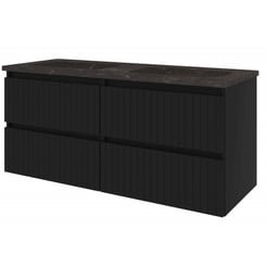 Saniselect Meubelset 120x46x54 cm Mat Zwart