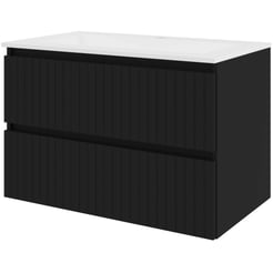 Saniselect Meubelset 80x46x54 cm Mat Zwart