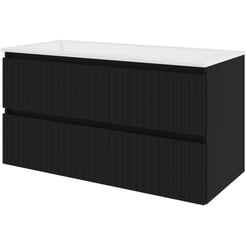 Saniselect Meubelset 100x46x54 cm Mat Zwart