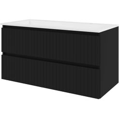 Saniselect Meubelset 100x46x54 cm Mat Zwart