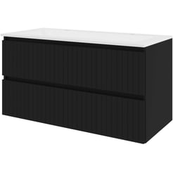 Saniselect Meubelset 100x46x54 cm Mat Zwart