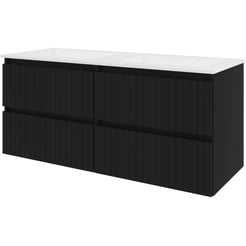 Saniselect Meubelset 120x46x54 cm Mat Zwart