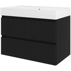 Saniselect Meubelset 80x46x62 cm Mat Zwart