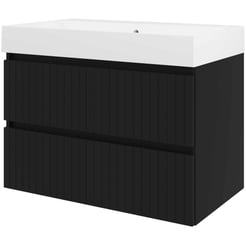 Saniselect Meubelset 80x46x62 cm Mat Zwart