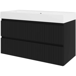 Saniselect Meubelset 100x46x62 cm Mat Zwart