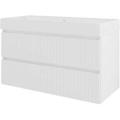 Saniselect Meubelset 100x46x62 cm Hoogglans Wit