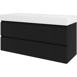 Saniselect Meubelset 120x46x62 cm Mat Zwart
