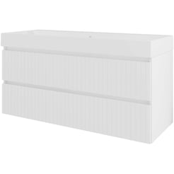 Saniselect Meubelset 120x46x62 cm Hoogglans Wit