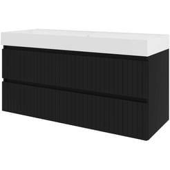 Saniselect Meubelset 120x46x62 cm Mat Zwart