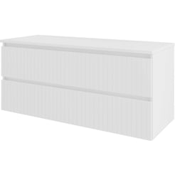 Saniselect Meubelset 120x46x55,2 cm Hoogglans Wit