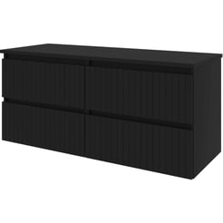 Saniselect Meubelset 120x46x55,2 cm Mat Zwart