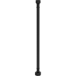 Ben Flex flexibele aansluitslang 30cm 3/8 inch moer x 1/2 inch moer mat zwart