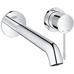 Grohe afkset Essence New l-size 2-gats wandwastafelkr.uitl.230mm.