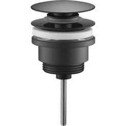 Saniselect Wastafelplug Afsluitbaar Mat Zwart