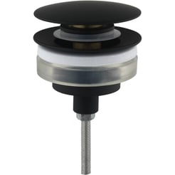 Saniselect Wastafelplug Afsluitbaar Mat Zwart