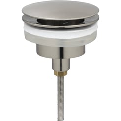Saniselect Wastafelplug Altijd Open Geborsteld Nikkel