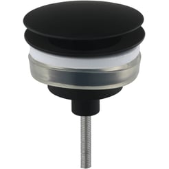 Saniselect Wastafelplug Altijd Open Mat Zwart