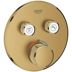 Grohtherm Smartcontrol Douche Opbouwdeel Rond Ø 15,8x4,3 cm Cool Sunrise Geborsteld