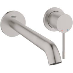 Grohe Essence New Inbouwmengkraan 2-gats Afbouwdeel Supersteel