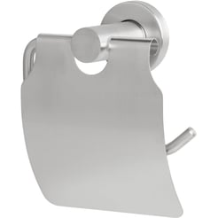 Saniselect Toiletrolhouder met klep RVS