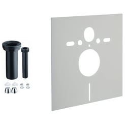Renovatieset met isolatiemat en aansluitset (30 cm) voor vervanging van enkel de toiletpot