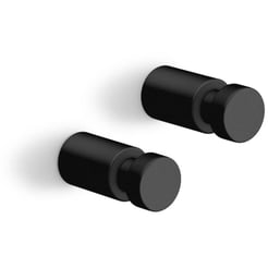 ZACK Aivo Handdoekhaken Klein set 2 stuks Zwart