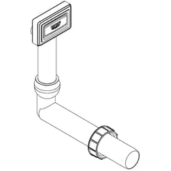 Grohe Wastafel Overloop RVS