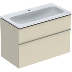 Geberit iCon Badmeubelset 90x48x63 cm Zandgrijs