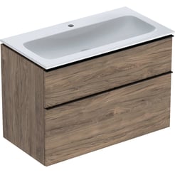 Geberit iCon Badmeubelset 90x48x63 cm Noten Hickory