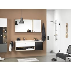 Get Wet by Sealskin I Am  Douchecabine Swingdeur 79,5x200 CM Helderglas Mat Zwart