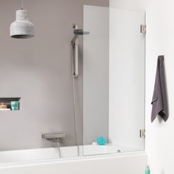 Get Wet by Sealskin I am badwand eendelig 75x160 cm helderglas met chroom profiel