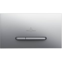 Villeroy &amp; Boch ViConnect WC-Bedieningsplaat 25,3x14,5 cm Chroom Edelmat