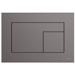 TeCe Velvet Bedieningsplaat 22x15 cm Antraciet