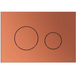 TeCe Loop Bedieningsplaat 22x15 cm Roodbrons Metalic