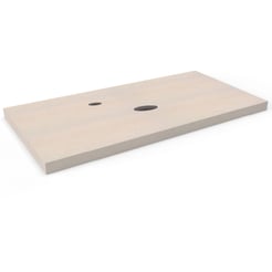 Ben blad 100x45x2 cm 1 sifon uitsp. krg. links Beige