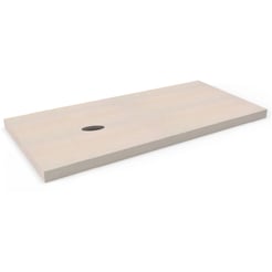Ben Elina blad Beige 120x45x2 cm met 1 sifonuitsparing links zonder kraangat