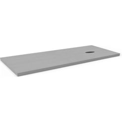 Ben blad beton 1 sifon uitsp. rechts zonder krg. 200x45x2 cm Grijs