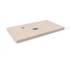 Ben blad 80x45x2 cm 1 sifon uitsp. krg. links Beige