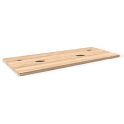 Ben blad eiken 2 sifon uitsp. krg. buiten 200x45x2 cm Naturel
