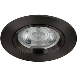 Ben Brilliance Inbouwspot 8,2x8,2x4 cm Geborsteld Zwart