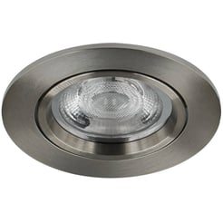 Ben Brilliance Inbouwspot 8,2x8,2x4 cm Geborsteld Nikkel
