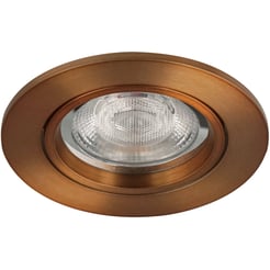 Ben Brilliance Inbouwspot 8,2x8,2x4 cm Geborsteld Koper