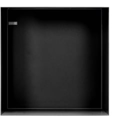 Looox Special Colour Box inbouwnis 30x30 cm Mat Zwart