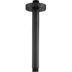 Ben Round Plafond douchearm 15cm Gestructureerd Zwart