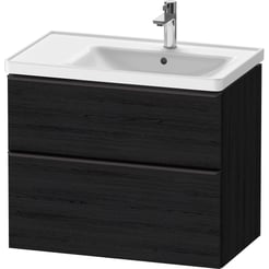 Duravit D-Neo Onderkast 78,4x45,2x62,5 cm Eiken (zwart)